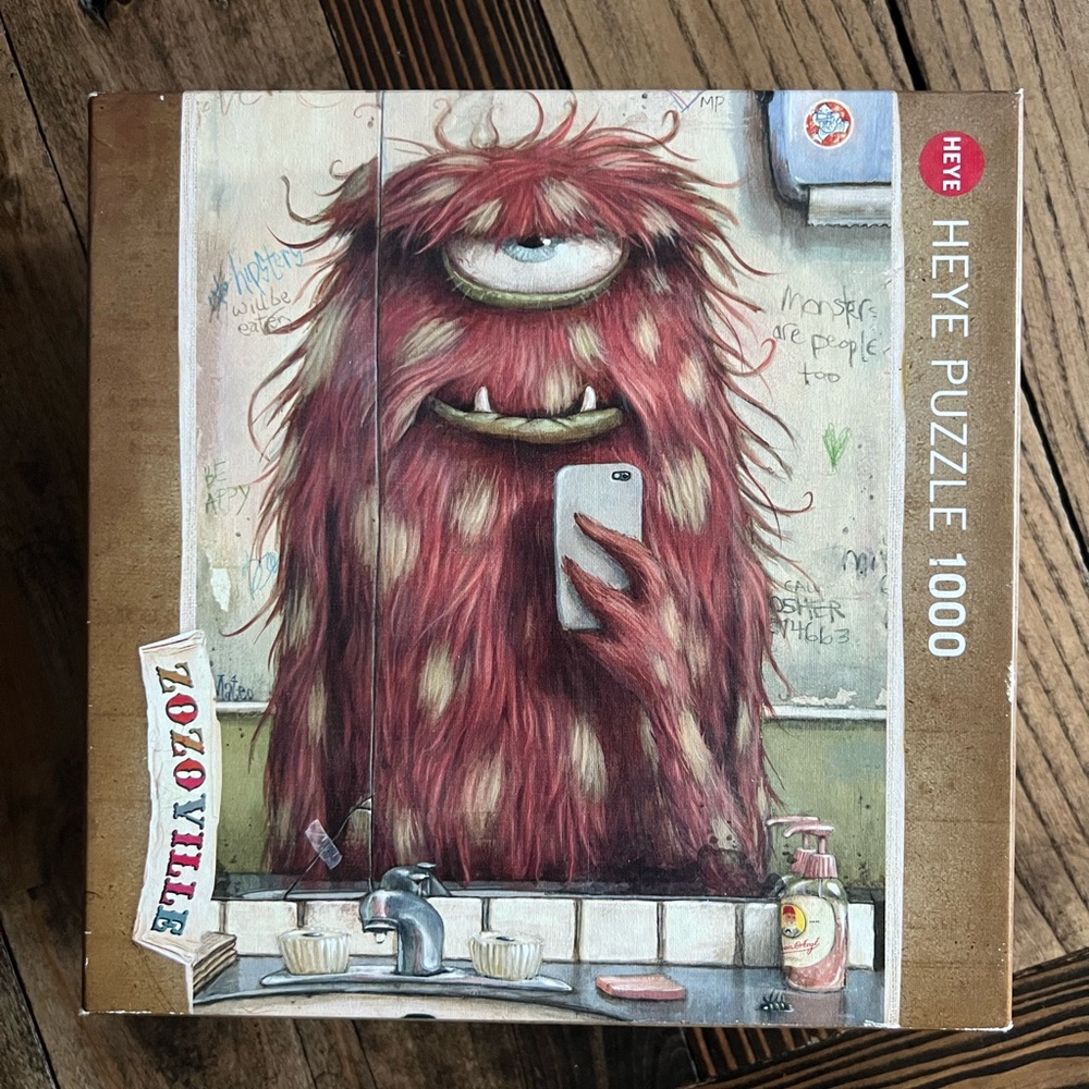 ZOZOVILLE • Selfie monster 1000 piece HEYE jigsaw puzzle large hard winter